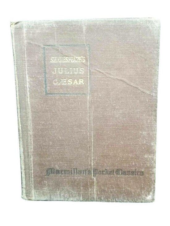 Shakespeare's Julius Caesar 1921 Hardcover Book w Notes Original Copyright 1900 - Picture 1 of 12